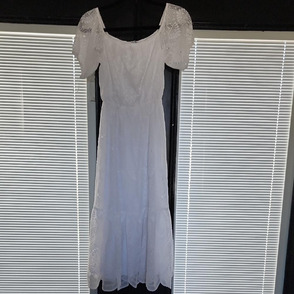 Express White Maxi Dress